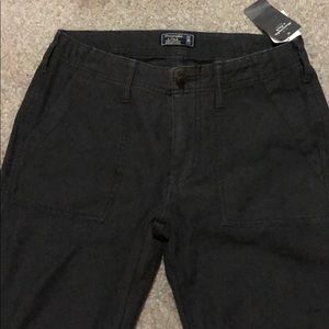 NWT Size A&F destroyed grey chinos